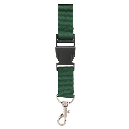 Neklint 2,5 cm met veiligheidssluiting Bottle Green acc.