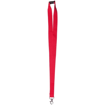Neklint 2 cm met veiligheidssluiting Rood