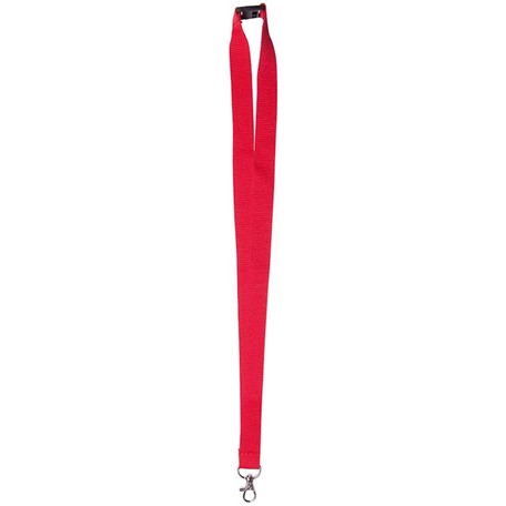 Neklint 2 cm met veiligheidssluiting Rood
