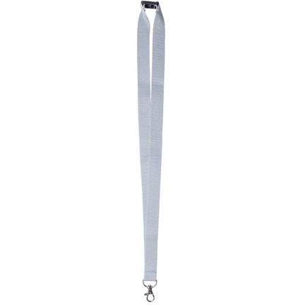 Neklint 2 cm met veiligheidssluiting Grijs