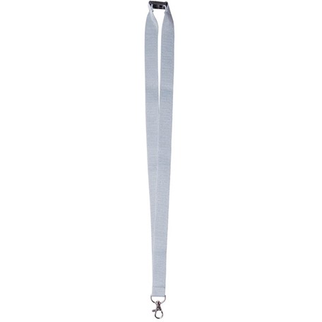 Neklint 2 cm met veiligheidssluiting Grijs
