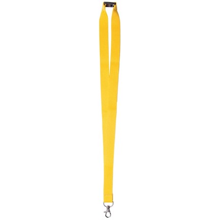 Neklint 2 cm met veiligheidssluiting Geel