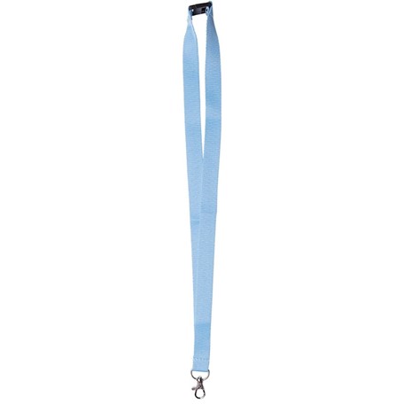 Neklint 2 cm met veiligheidssluiting Lichtblauw