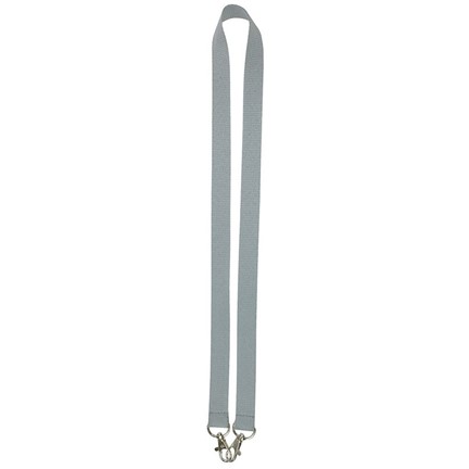 Neklint 2cm met twee haken Grijs acc. Grijs