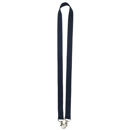 Neklint 2cm met twee haken Navy acc. Navy