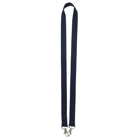 Neklint 2cm met twee haken Navy acc. Navy