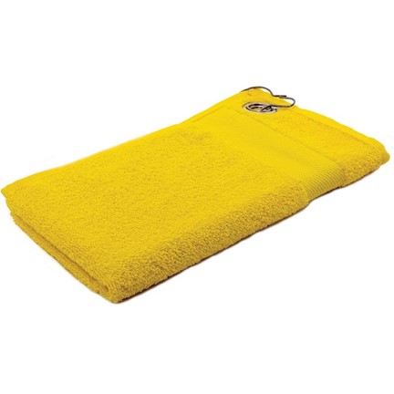 Sophie Muval Golfhanddoek met clip 55x30cm, 450 gr/m2 Geel