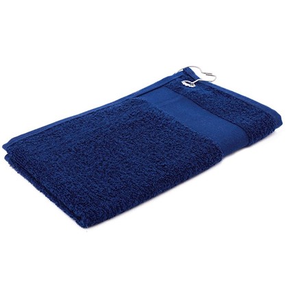 Sophie Muval Golfhanddoek met clip 55x30cm, 450 gr/m2 Navy