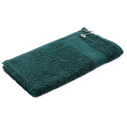 Sophie Muval Golfhanddoek met clip 55x30cm, 450 gr/m2 Flessengroen