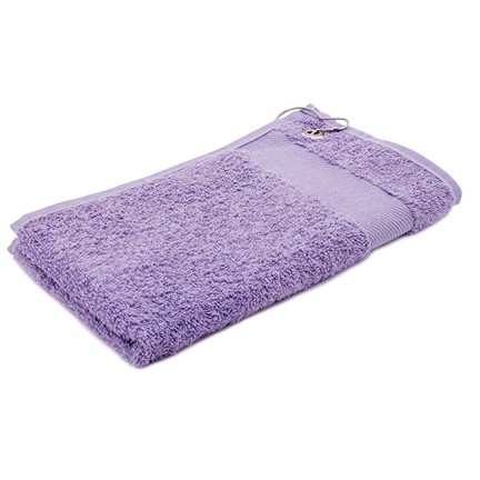 Sophie Muval Golfhanddoek met clip 55x30cm, 450 gr/m2 Licht Violet