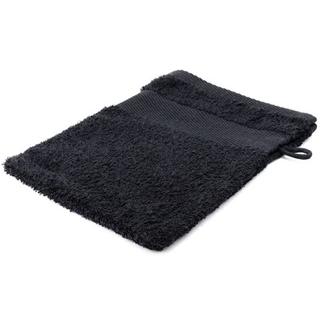 Sophie Muval Washand 21x16cm, 450 gr/m2 Zwart acc. Zwart