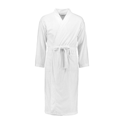 Microfiber Badjas Wit acc. Wit