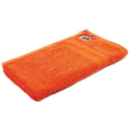 Sophie Muval Golfhanddoek met clip 55x30cm, 450 gr/m2 Oranje