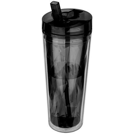 Hot en Cold Flip n Sip geometrische isolerende drinkfles