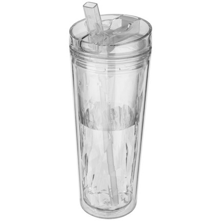 Hot en Cold Flip n Sip geometrische isolerende drinkfles
