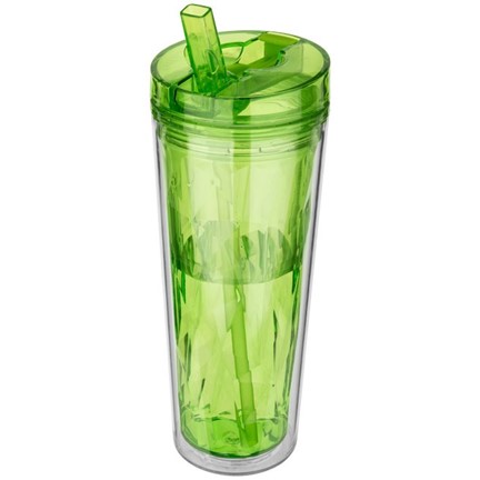Hot en Cold Flip n Sip geometrische isolerende drinkfles