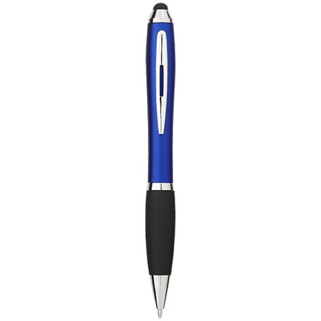 Nash stylus balpen met gekleurde houder en zwarte grip
