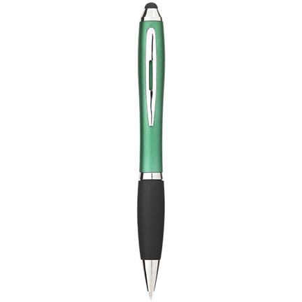 Nash stylus balpen met gekleurde houder en zwarte grip