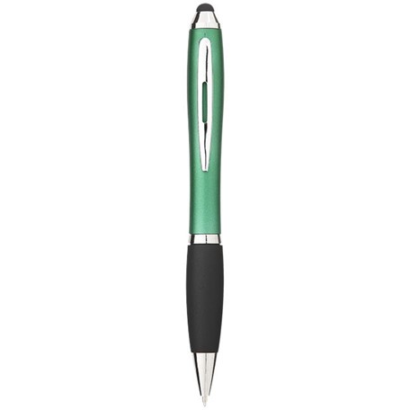 Nash stylus balpen met gekleurde houder en zwarte grip