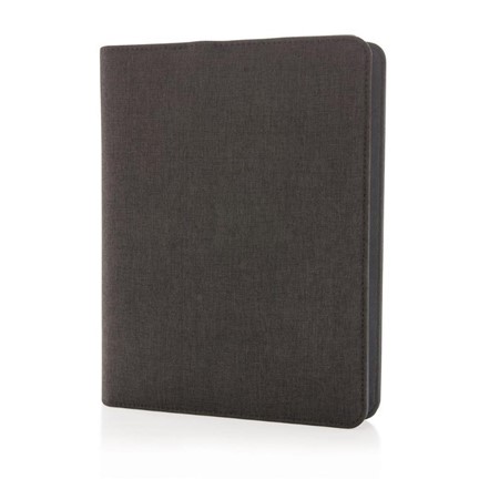 Power notitieboek met 3.000 mAh powerbank, zwart