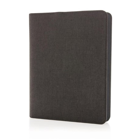 Power notitieboek met 3.000 mAh powerbank, zwart