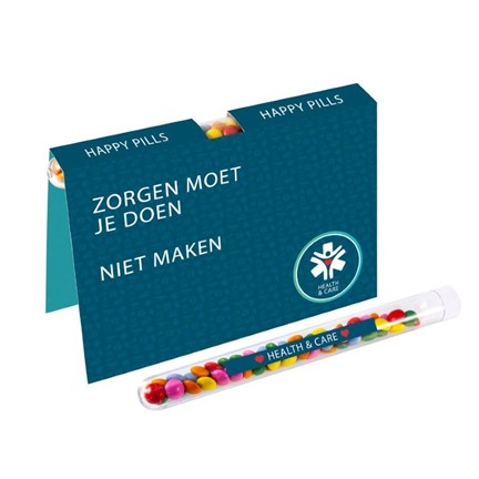 Snoep in reageerbuisje