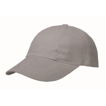 Brushed 6 Panel Cap, Turned Top