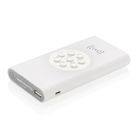 8.000 mAh 5W draadloze type C powerbank, wit