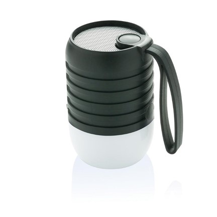 Kleurwisselende speaker lamp, zwart