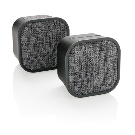 Draadloze duo speaker, zwart