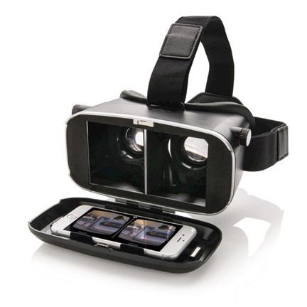 VR-bril 3D, zwart