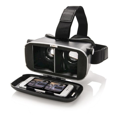 VR-bril 3D, zwart