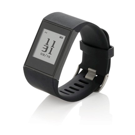 Multi-sport E-ink horloge, zwart