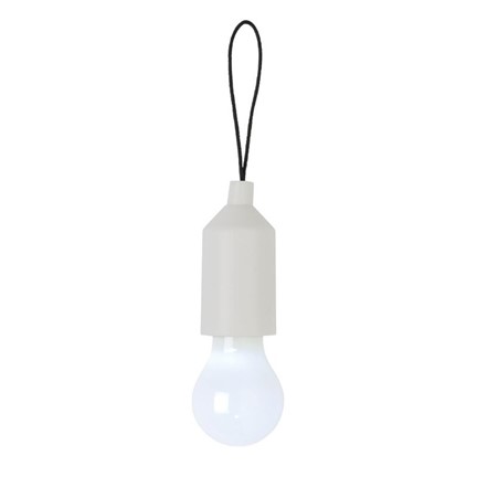 Pull lamp sleutelhanger, wit