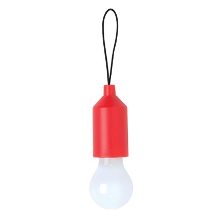 Pull lamp sleutelhanger, rood