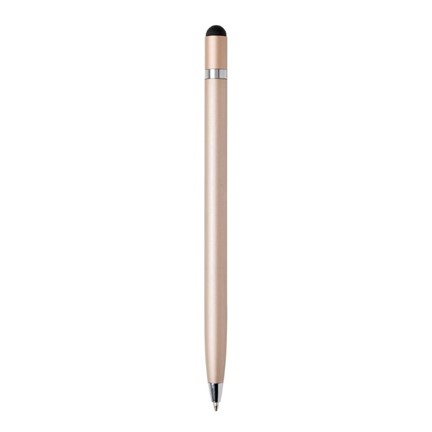 Simplistic metalen pen, goudkleurig