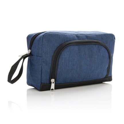Basic duo tone toilettas, blauw