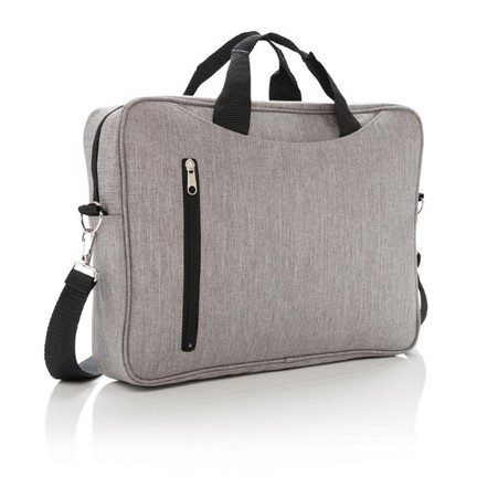 Basic 15 laptop tas, grijs