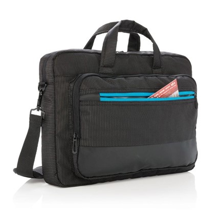Elite 15,6 USB laptop tas, zwart