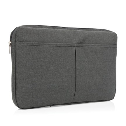 PVC vrije laptop hoes 15, donkergrijs
