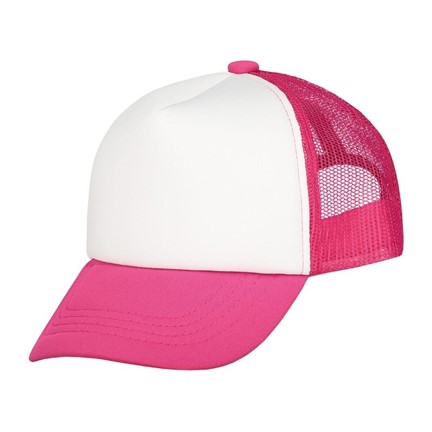 Original Kids Trucker Cap Roze acc. Wit