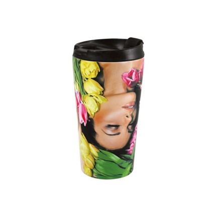 Satin Rio Photo Travel Mug Wit