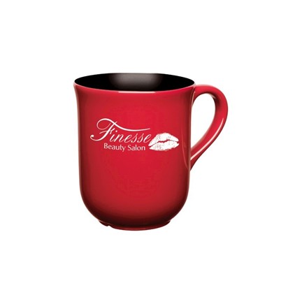 Pantone Matched Bell Glazed ColourCoat Mug Zwart