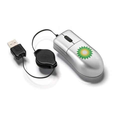 Micro Optical Mouse Zwart/Zilver