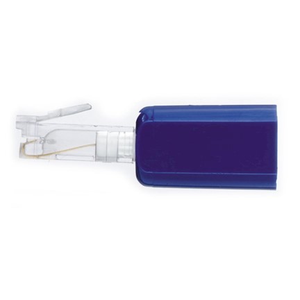 Untangler solid blue - clear plug