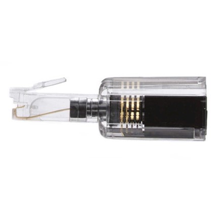 Untangler translucent black - clear plug