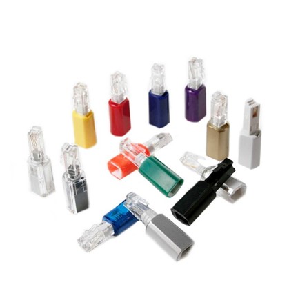Untangler solid purple - clear plug