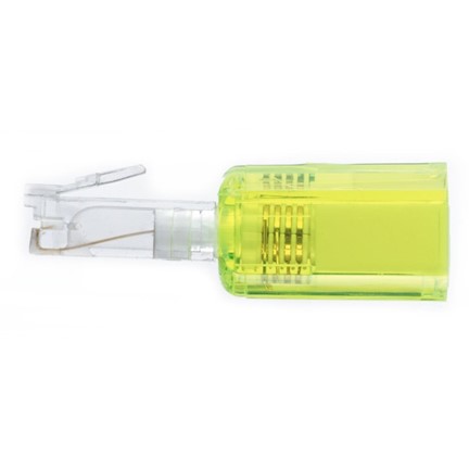 Untangler solid yellow - clear plug