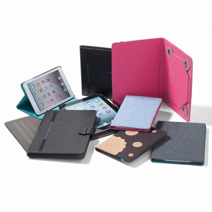 Universal Tablet Cover 7" Hooks- dark brown