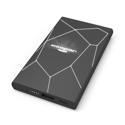 Xoopar Geo Wireless Charging powerbank - black